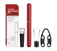 Wine Opener Set - Portable Travel Corkscrew Corkscrew Tool, Wine Pump Corkscrew with Corker - for Travel, Bar, Kitchen, Home, Restaurant, Gift