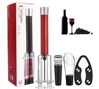 Wine Opener Set,Wine Bottle Opener Kit,Multi-Functional Wino on The Go Wine Opening Set,Multi-Functional Air Pressure Bottle Opener Set,Wine Opening Set,for Wine Lovers Family Friends Gifts