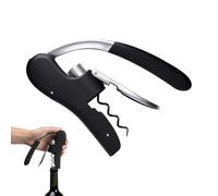 Wine Opener - Solid Press-Down,Manual Corkscrew,For Party Family Dinner Restaurant Apartment Motorhome Elderly Adults Men Women
