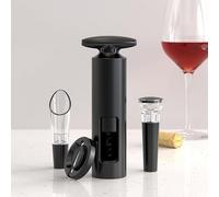 Wine Opener with Foil Cutter&Base,4 in 1 Kit,Self-Pulling Wine Opener -Quality Twister Wine Corkscrews with Wine Foil Cutter - Manual Easy-Turn Wine Bottle Opener Corkscrew