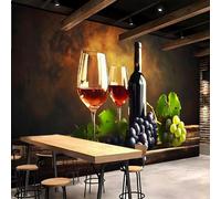 Wine Photo Wallpaper for Bedroom Wine Barrels Fruit 3D Small Wall Mural, Removable Peel and Stick Self-Adhesive Wall Decal for Boys Girls Living Room Office Decor 118"x 83" R-7