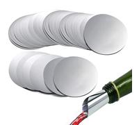 Wine Pourer Discs, 50 Pcs Drip Stop Wine Bottle Pourers Disk Round Pouring Discs for Bottles Home Accessories Bar