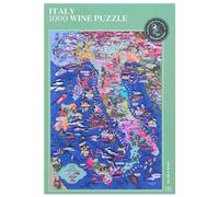 Wine Puzzle Italy - Exciting and Educational 1000 Pieces Jigsaw for Adults - Unique Hand-drawn Map of Italian Wines