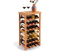 Wine rack, bottle rack, wine bottle holder, bottle stand, walnut wood