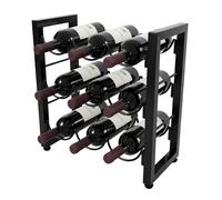 Wine rack Bottle rack Wine bottle holder Wine stand 9-bottle Metal