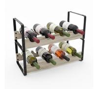 Wine rack Bottle rack Wine bottle holder Wine stand Metal Wood