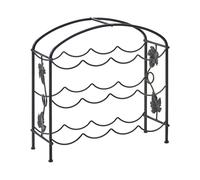 Wine Rack BUNDORAN Metal Black