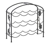 Wine Rack BUNDORAN Metal Black