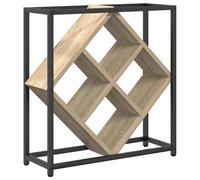 Wine Rack Engineered Wood Storage Organizer Modern Indoor Stylish Home vidaXL