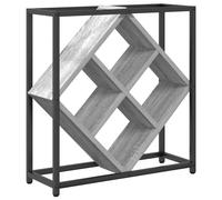 Wine Rack Engineered Wood Storage Organizer Modern Indoor Stylish Home vidaXL