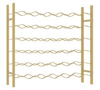 Wine Rack for 96 Bottles Iron Wine Storage Cabinet Holder Shelf Indoor vidaXL