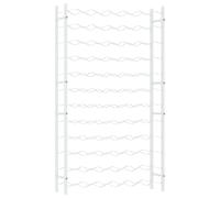 Wine Rack for 96 Bottles Iron Wine Storage Cabinet Holder Shelf Indoor vidaXL