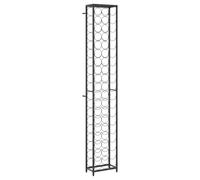 Vidaxl Wine Rack For 57 Bottles Black 34X18X200 Cm Wrought Iron
