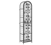 Wine Rack Metal Bar Drink Cabinet Storage Organiser Stand Wine Holder vidaXL