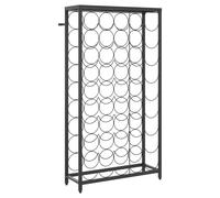 Wine Rack Metal Bar Drink Cabinet Storage Organiser Stand Wine Holder vidaXL