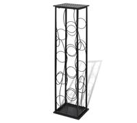 Wine Rack Metal Bar Drink Cabinet Storage Organiser Stand Wine Holder vidaXL