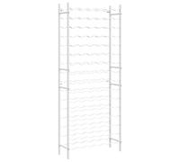 Wine Rack Metal White for 96 Bottles with 16 Levels, Standing Bottle Rack for Kitchen Cellar Home Bar, Drink Rack Storage and Storage without Bottles