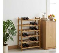 vidaXL Wine Rack Natural 57 x 29.5 x 72 cm Bamboo