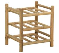 Wine Rack Natural Bamboo Furniture Bottle Storage Modern Contemporary vidaXL