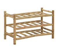 vidaXL Wine Rack Natural 57 x 29.5 x 36 cm Bamboo