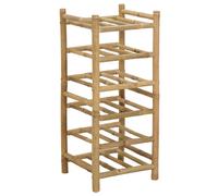Wine Rack Natural Bamboo Furniture Bottle Storage Modern Contemporary vidaXL