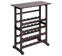 Wine Rack ROWLEY Dark Brown
