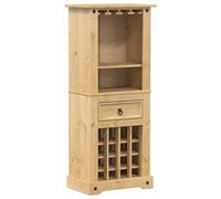 vidaXL Wine Rack Wine Shelf Wine Holder Bottle Display Holder Solid Wood Pine