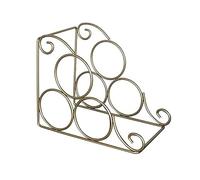 Wine Rack, Sturdy and, No Assembly Required, Home Bar, Kitchen, Restaurant(Gold)