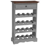 Vidaxl Wine Rack Solid Mahogany Wood 55X23X85 Cm Wine Racks