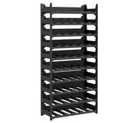 Wine Rack Wine Shelf Whisky Bottle Holder Drinking Rack PP Stackable vidaXL