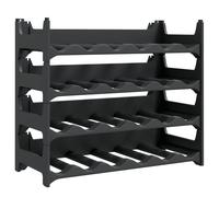 Wine Rack Wine Shelf Whisky Bottle Holder Drinking Rack PP Stackable vidaXL