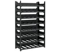 Wine Rack Wine Shelf Whisky Bottle Holder Drinking Rack PP Stackable vidaXL