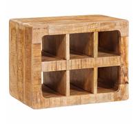 Wine Rack with Storage Brown Shelf Bottle Organizer Stand Indoor Design vidaXL