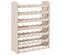 Vidaxl Wine Rack 67.5X25X87 Cm Solid Wood Pine