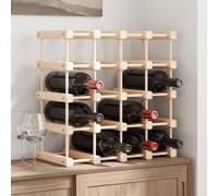 72 Bottle Solid Pine Wood Wine Rack Freestanding Storage Display Shelf 90cm