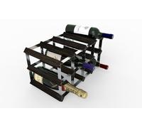 Wine Racks Various Sizes (Assembled). Wood and Galvanised Steel