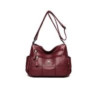 (wine-red, (20cm<Max Length<30cm)) Genuine Brand Leather Sac Luxury Handbags Purse Women Bags Designer Shoulder Crossbody Messenger Bags Female 2024 Waterproof Bag