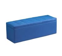 Wine Red Leather Folding Sto Bench Cube Foot Stool, Multi-Functal Footrest & Step Stool for Living Room, Bedroom, Office & Garden - 40x40x40cm