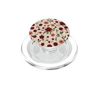 Wine Red Wildflowers Flowers Floral PopSockets PopGrip for MagSafe