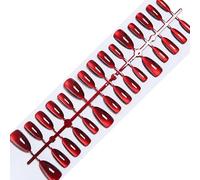 Wine Redness Fake Nails Christmas Winter Cats Eye Press On Nails Almond/Short Square/Coffin False Glues On Wine Reds False Nail