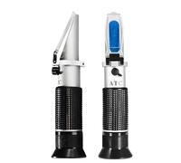 Wine Refractometer,V·RESOURCING Hand Held Brix/Alcohol Refractometer with ATC for Wine Making Homebrew Kit, Dual Scale(Brix 0-40%, Alcohol 0-25%)