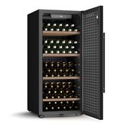 Wine Refrigerator 114 Bottles Metal Door Wine Cooler Compressor 5-20 °C Touch [EEK: E]