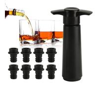 Wine Saver Vacuum Pump,ReusableWine Preserver with 8 Wines Stoppers, Bottle Sealer Keeps Fresh, Vacuum Wine Bottle Stoppers for Prosecco Sparkling Beer Champagne Stoppers Accessories