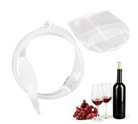 Wine Siphon 2.5m/8.2ft Silicone Brewing Siphon Tube with Filter Bag and Water Stop Clip Wine Siphon with Stainless Steel Filter for Beer Festival Wine Beer Making Wine Filters