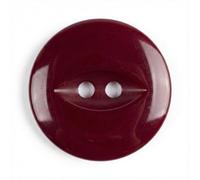 Wine Small Cardigan Buttons, 14 mm Fish Eye - Pack of 10 Matching Plastic Buttons for Toddler Cardigans, Baby Dresses, Light Knits, Knitting & Crafts - Giddy Square