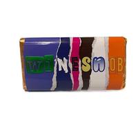 Wine Snob themed Novelty Chocolate Bar gift. For Birthdays, Christmas, Valentines, Easter, Mothers Day & Hen parties and Weddings. (One Size, Salted Caramel)