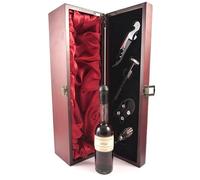 Wine Society Crusted Port 1966 (Decanted Selection) 10cls in a silk lined wooden box with four wine accessories, 1 x 100ml
