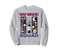 Wine Squad | Connoisseur Wine Design for Wine Drinker Sweatshirt