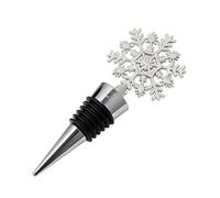 Wine Stopper - 10.8x4cm Airtight Zinc Alloy Cork, Metal Repour Seal, Elegant Bottle Saver, Festive Bar Accessory | Christmas Wine Bottle Stopper for Champagne Alcohol Home Office Restaurant Party