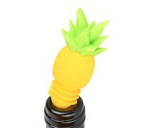 Wine Stopper - 6.8x2.7cm Reusable Pineapple Shaped Beverage Funny Bottle Topper, Pineapple Shaped Silicone Wine Bottle Stopper Food Grade Leak Proof Seal for Freshness Brandy